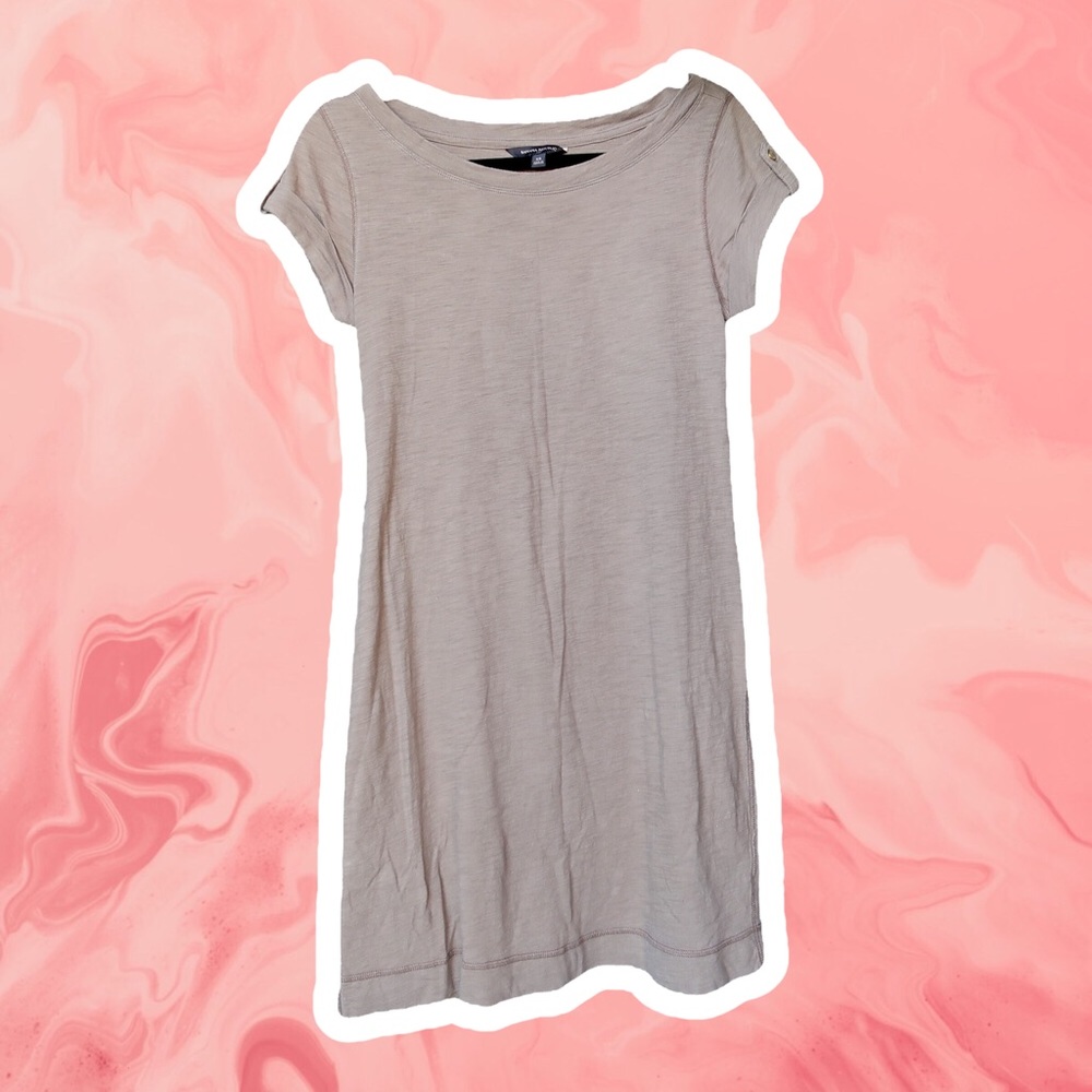 Banana Republic Short sleeve ashy green dress